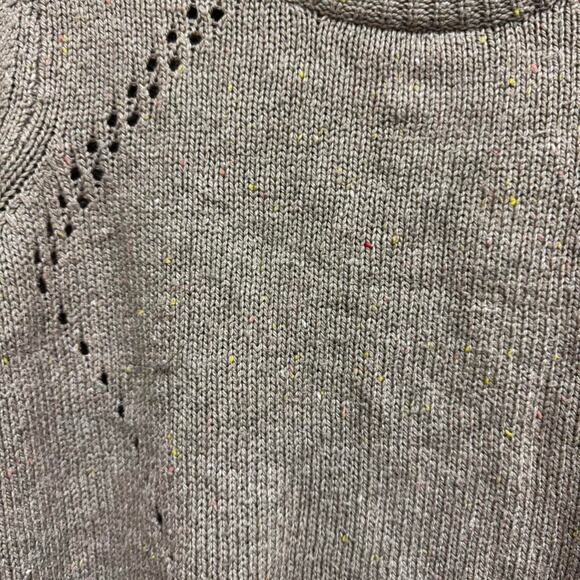 Forever 21 Tan Knit Sweater  Button-Up Back / Cardigan – Size Small - Picture 4 of 5